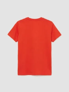 LC WAIKIKI Orange Crew Neck Embroidered Boys' T-Shirt - Image 2