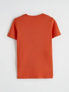 LC WAIKIKI Orange Crew Neck Boys' T-Shirt - Image 3