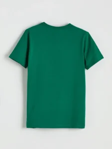 LC WAIKIKI Green Crew Neck Printed Boys' T-Shirt - Image 2