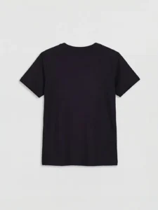 LC WAIKIKI Black Crew Neck Printed Boys' T-Shirt - Image 2