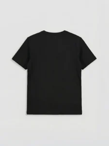 LC WAIKIKI Black Boston Printed Boys' T-Shirt - Image 2