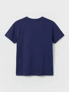 LC WAIKIKI Navy Blue Crew Neck Printed Boys' T-Shirt - Image 2