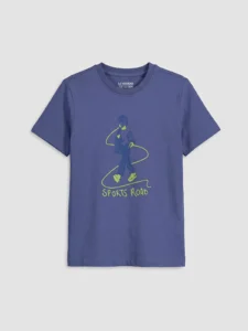 LC WAIKIKI Purple Printed Boys' T-Shirt