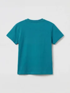 LC WAIKIKI Turquoise Crew Neck Printed Boys' T-Shirt - Image 2