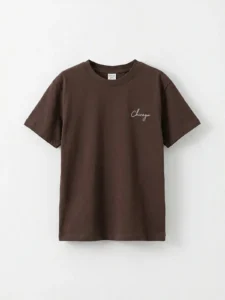 LCW Kids Brown Chicago Printed Boys' T-Shirt - Image 2