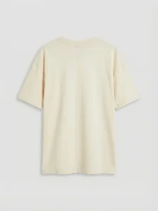 LCW Kids Beige Crew Neck Los Angeles Boys' T-Shirt - Image 3
