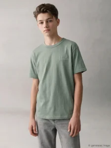 LCW Kids Khaki London Printed Boys' T-Shirt