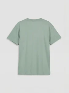 LCW Kids Green Crew Neck London Printed Boys' T-Shirt - Image 3