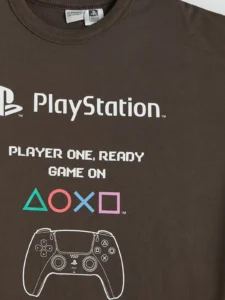 LCW Kids Brown PlayStation Printed Boys' T-Shirt - Image 5