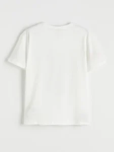 LCW Kids Ecru Crew Neck Stranger Things Printed Boys' T-Shirt - Image 4