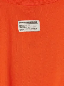 LCW Kids Orange Crew Neck Printed Boys' T-Shirt - Image 4