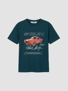 LCW Kids Petrol Crew Neck Shelby Printed Boys' T-Shirt - Image 3