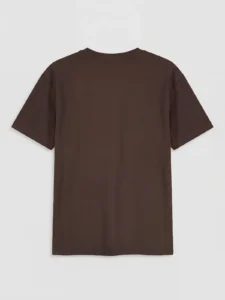LCW Kids Brown Crew Neck Stumble Guys Printed Boys' T-Shirt - Image 3