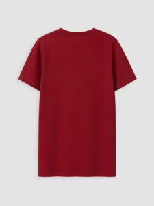 LC WAIKIKI Burgundy Crew Neck Printed Boys' T-Shirt - Image 3
