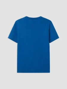 LC WAIKIKI Blue Crew Neck Text Printed Boys' T-Shirt - Image 2