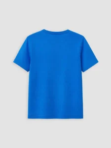 LC WAIKIKI Blue Crew Neck Printed Boys' T-Shirt - Image 3