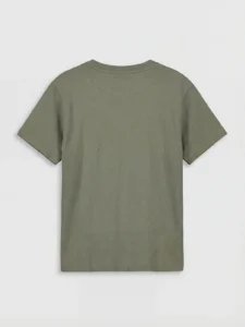 LCW Kids Khaki Crew Neck Printed Boys' T-Shirt - Image 3