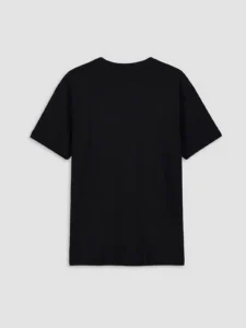 LCW Kids Black Crew Neck Printed Boys' T-Shirt - Image 2