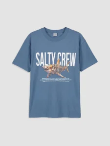LCW Kids Blue Crew Neck Printed Boys' T-Shirt - Image 2