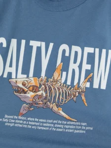 LCW Kids Blue Crew Neck Printed Boys' T-Shirt - Image 3