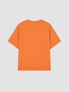 LCW Kids Orange Slogan Printed Boys' T-Shirt - Image 4