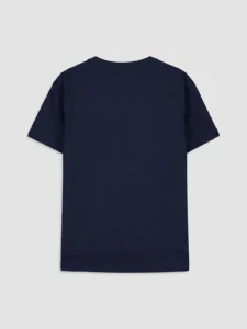 LCW Kids Navy Blue Crew Neck Stranger Things Printed Boys' T-Shirt - Image 5