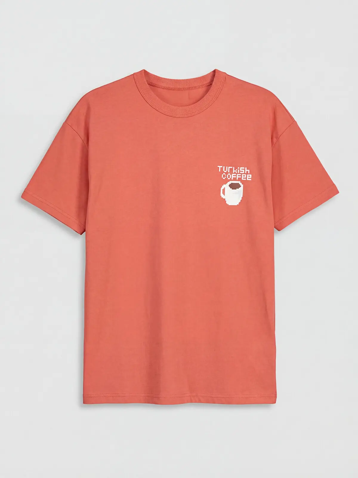 S6R936Z4-GQ2_1 LCW Kids Red Crew Neck Printed Boys' T-Shirt - Image 1