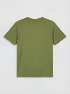 LCW Kids Green Crew Neck Text Printed Boys' T-Shirt - Image 2