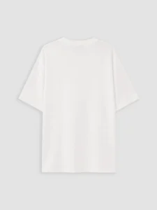 LCW Kids White Slogan Printed Boys' T-Shirt - Image 5