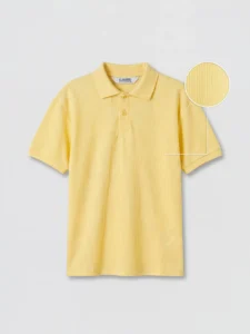 LCW Kids Yellow Polo Shirt Collar Boys' T-Shirt - Image 2