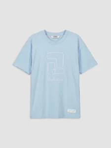 LCW Kids Blue Crew Neck Embroidered Boys' T-Shirt - Image 2