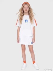 LC Waikiki White LCW KidsMiffy Printed Girls' OF shorts Skirt - Image 3