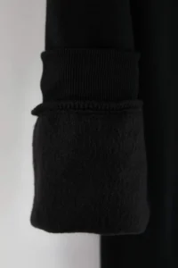 Trendyol Curve Black Dog Embroidered Crew Neck Plus Size Sweatshirt - Image 7