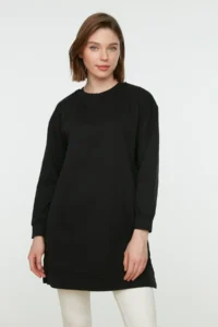 Trendyol Modest Black-Nude 2 Sets Paket Crew Neck Basic Knitting Sweatshirt - Image 3