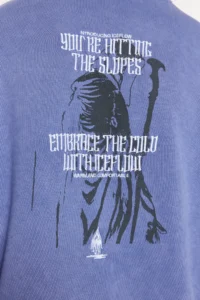MAN Lilac Unisex Oversized/Wide Cut 100% Cotton Antique/Faded Effect Mystic Sweatshirt - Image 6
