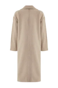 TRENDYOLMİLLA Stone Oversized Wide Cut LONG Woolly Bowl Overcoat - Image 8
