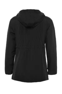 TRENDYOLMİLLA Black Hooded Inside FURRY Water Repellent Parka Overcoat - Image 8