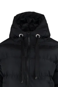 TRENDYOLMİLLA Black Hooded Rugular Pattern Water Repellent Puffer Jacket Coat - Image 15
