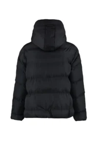 TRENDYOLMİLLA Black Hooded Rugular Pattern Water Repellent Puffer Jacket Coat - Image 16