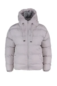 TRENDYOLMİLLA Gray Hooded Rugular Pattern Water Repellent Puffer Jacket Coat - Image 10