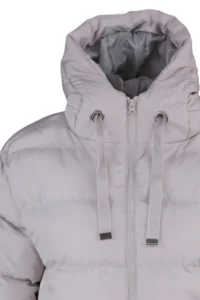 TRENDYOLMİLLA Gray Hooded Rugular Pattern Water Repellent Puffer Jacket Coat - Image 11