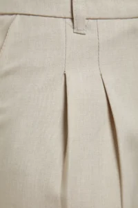 TRENDYOLMİLLA Mink Wide Leg/Wide Leg Pilili Weaving Pants - Image 6