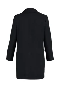 TRENDYOLMİLLA Black Double breasted Kapama Oversized Midi Bowl Overcoat - Image 10