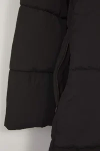 TRENDYOLMİLLA Black-Khaki Double Sided Hooded Water Repellent LONG Puffer Jacket Coat - Image 10
