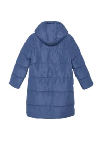 TRENDYOLMİLLA Gray-BLUE Double Sided Hooded Water Repellent LONG Puffer Jacket Coat - Image 20