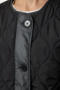 TRENDYOLMİLLA Black Oversized  Coat - Image 10