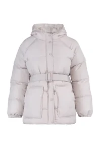 TRENDYOLMİLLA Stone Regular Pattern Hooded Arched Water Repellent Puffer Jacket Coat - Image 10