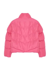 TRENDYOLMİLLA Fuchsia Regular Pattern Water Repellent Puffer Jacket Coat - Image 12