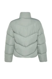 TRENDYOLMİLLA MINT Regular Pattern Water Repellent Puffer Jacket Coat - Image 13
