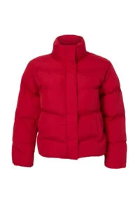 TRENDYOLMİLLA Red Regular Pattern Water Repellent Puffer Jacket Coat - Image 5